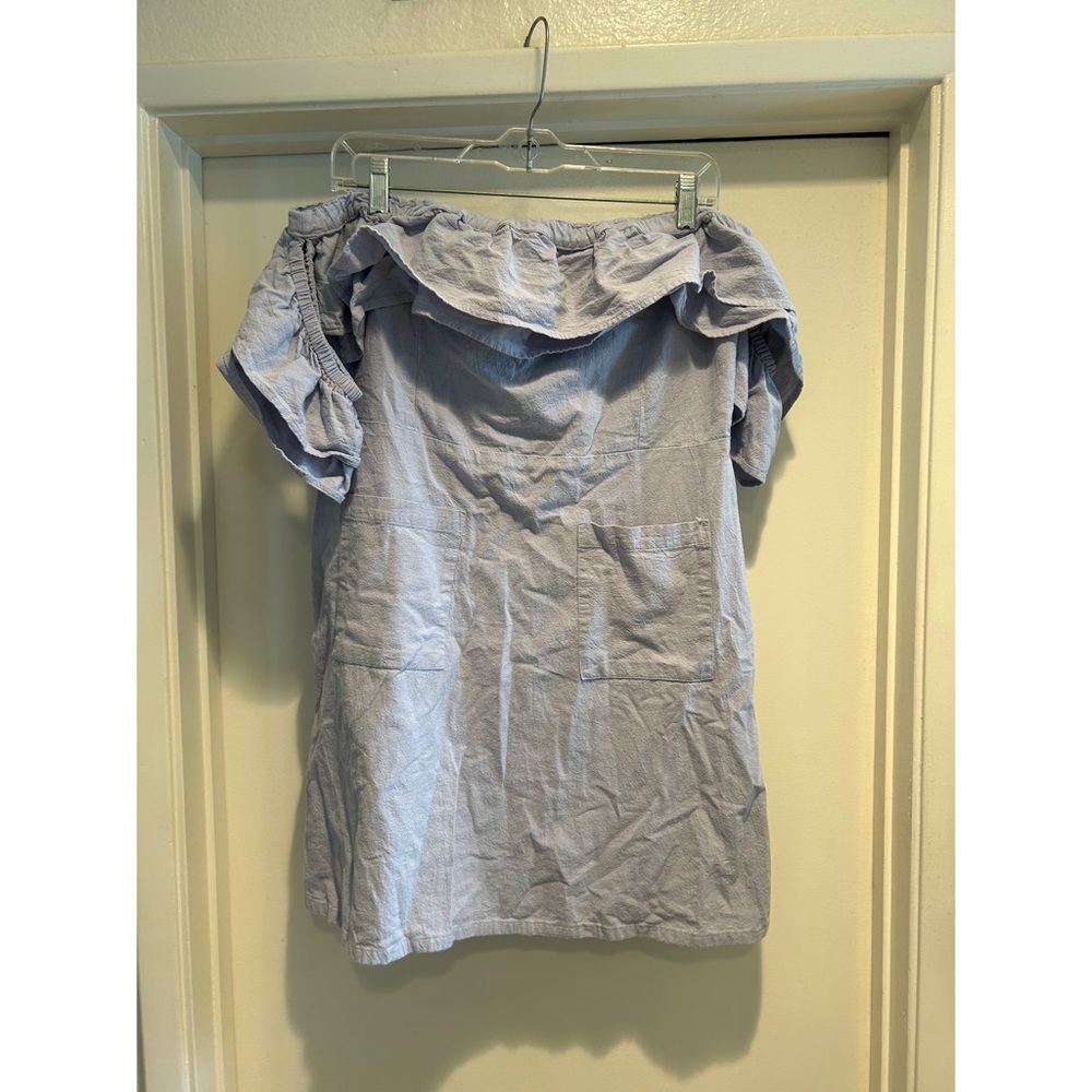 3/$10! Off the Shoulder Ruffle Dress